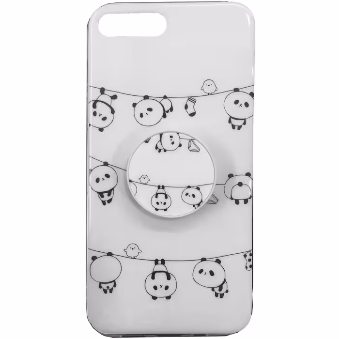 کاور مدل پاندا کد 7P مناسب برای گوشی موبایل اپل iphone 7plus / 8plus به همراه پایه نگهدارنده
