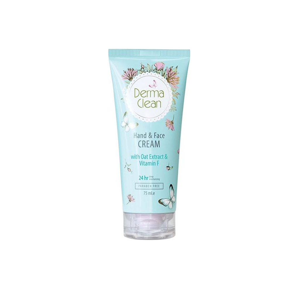 کرم دست و صورت حاوی عصاره جوی دوسر و ویتامین f درماکلین