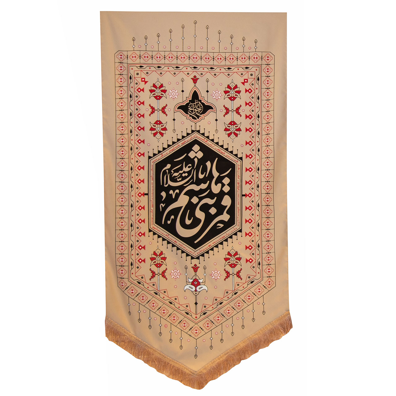 پرچم طرح قمر بنی هاشم مدل قشقایی کد 201078