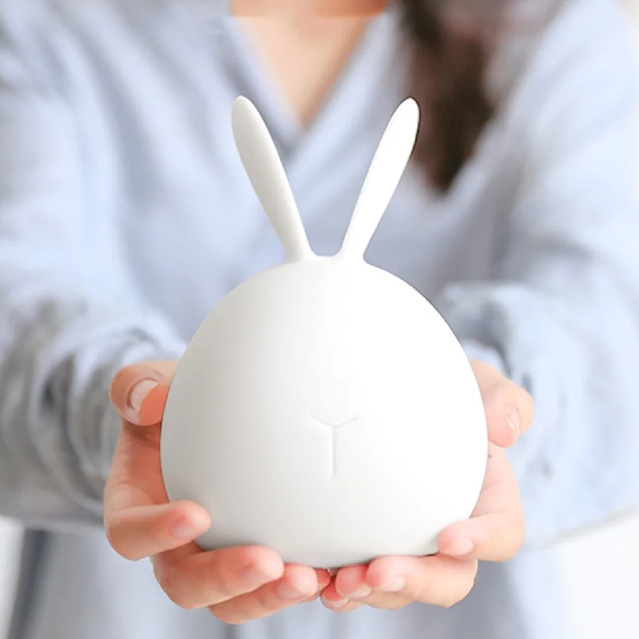 چراغ خواب رومیزی فانتزی شارژی طرح خرگوش 302