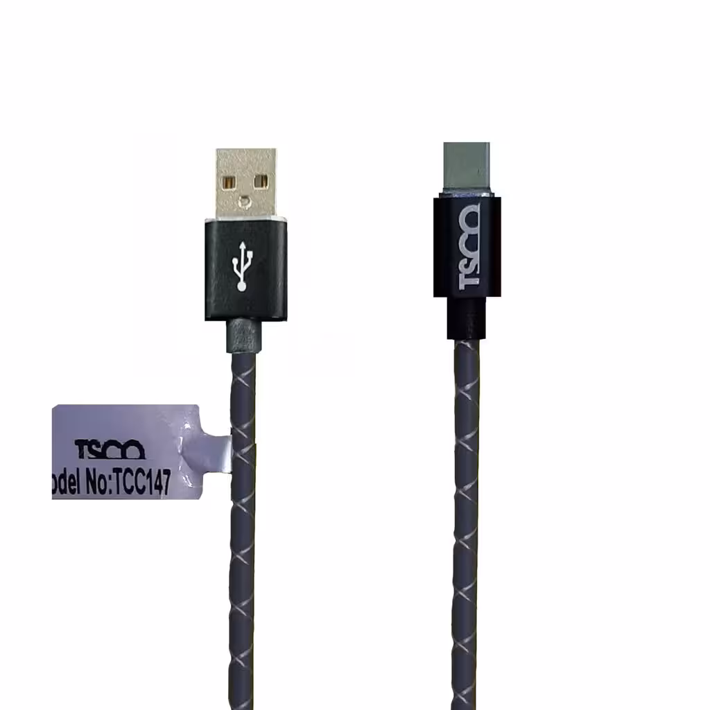 کابل شارژ و دیتا تایپ سی تسکو مدل TCC-147
