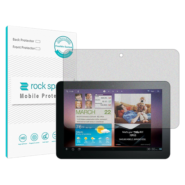 گلس تبلت سامسونگ P7500 Galaxy Tab 101 3G مدل نانو هیدروژل مات برند راک اسپیس کد L