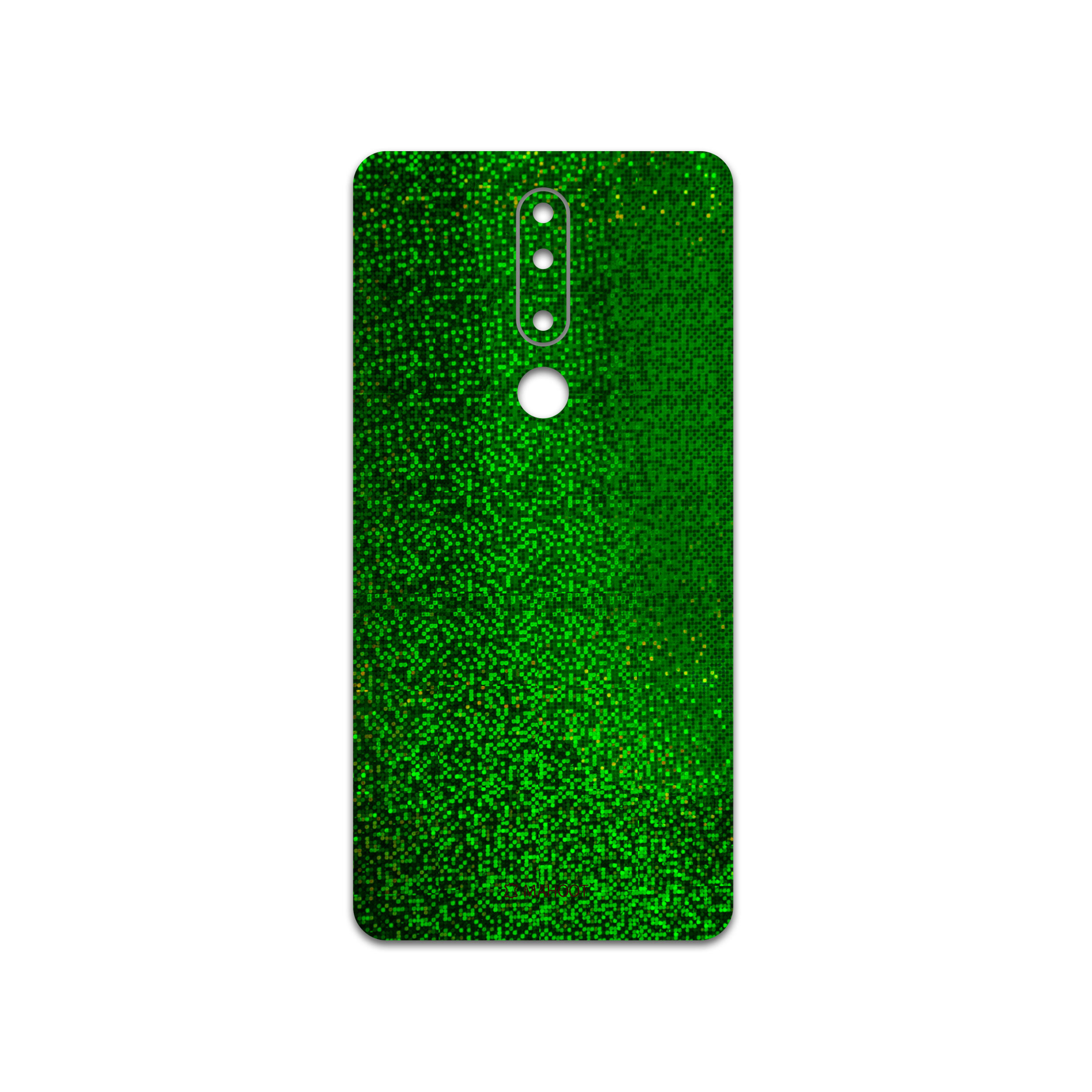 برچسب پوششی ماهوت مدل Green-Holographic مناسب برای گوشی موبایل نوکیا 3.1 Plus