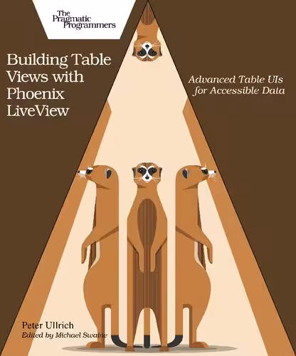 خرید و دانلود نسخه کامل کتاب Building Table Views with Phoenix LiveView