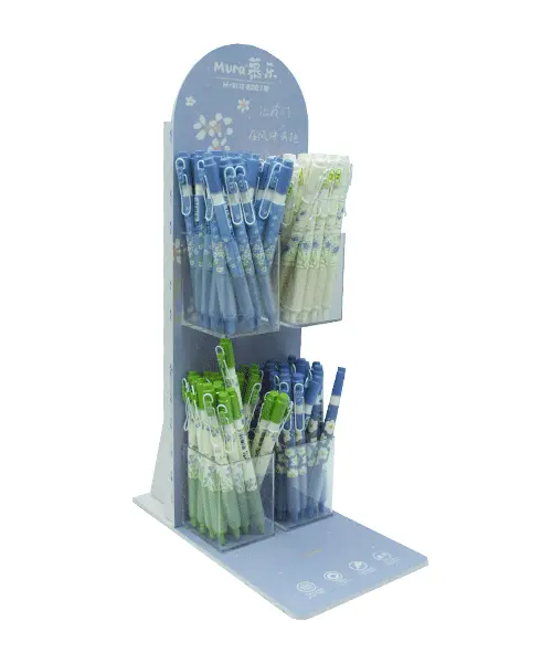 خودکار فانتزی مورا گلدار گیره کلیپسی 8172 (80عددی)
