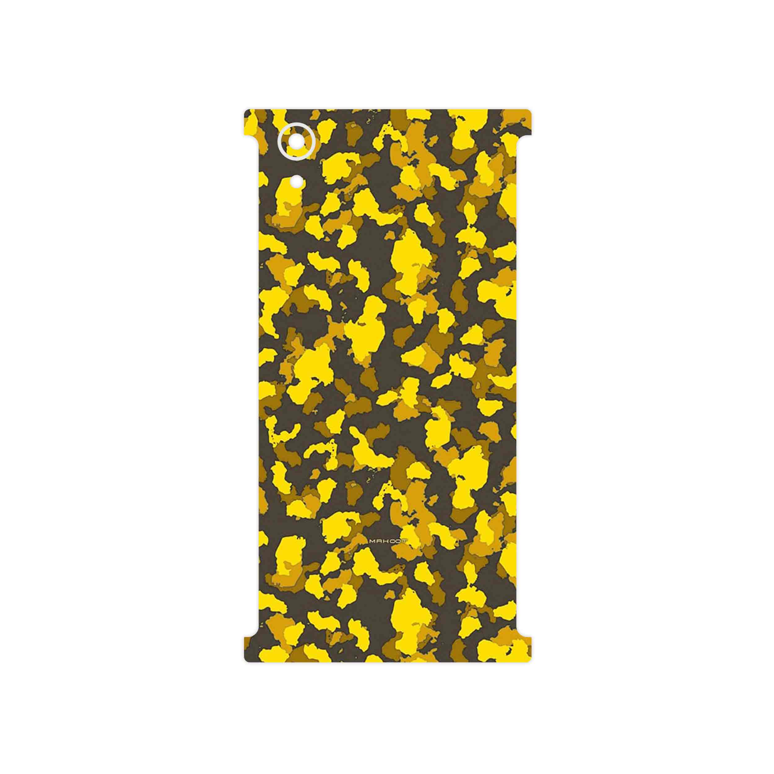 برچسب پوششی ماهوت مدل Yellow Infantry Army مناسب برای گوشی موبایل سونی Xperia XA1 Plus