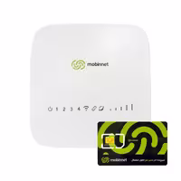 مودم 4G/4.5G مبین نت مدل MN4400 به همراه سیم کارت 360 درجه 200 گیگابایت اینترنت یکساله