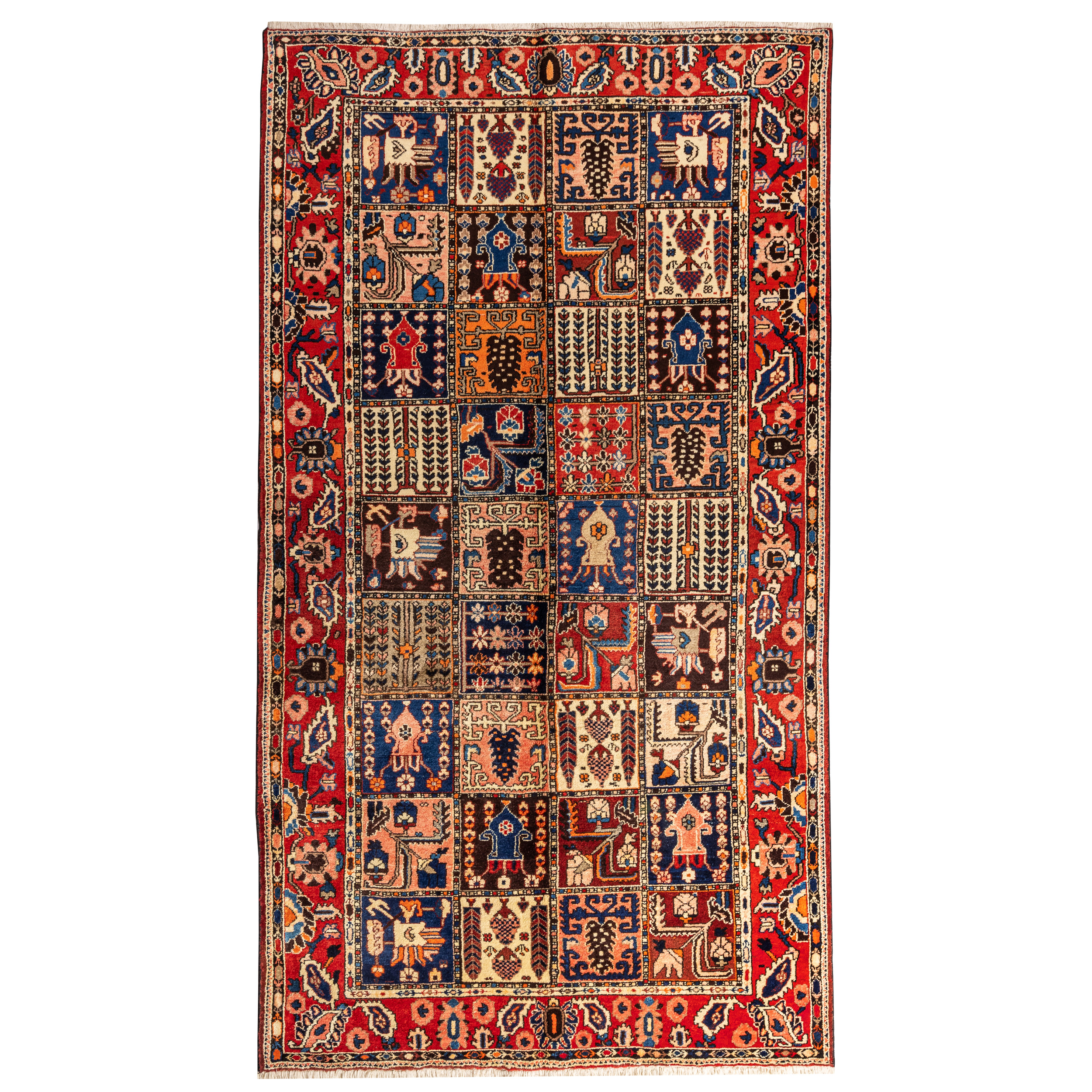 فرش دستبافت پنج متری مدل بختیار کد 97.1554