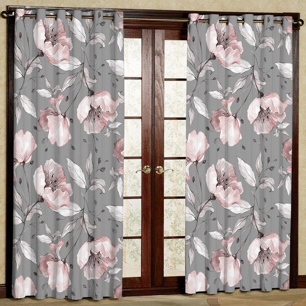 پرده مدل مخمل پانچی کد 6646 سایز 280x140 سانتی متر