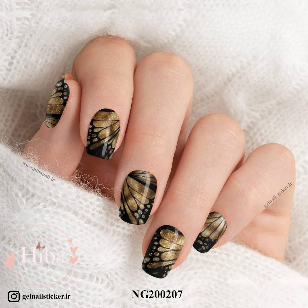 استیکر ژله ای کاشت ناخن (نیل رپ)_کد NG200207