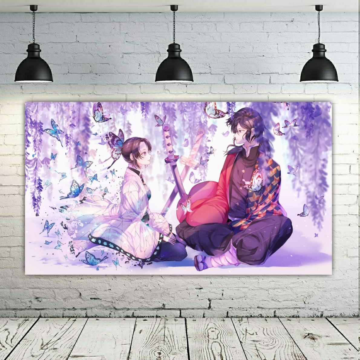 تابلو شاسی طرح انیمه شکارچی اهریمن مدل SDT4734