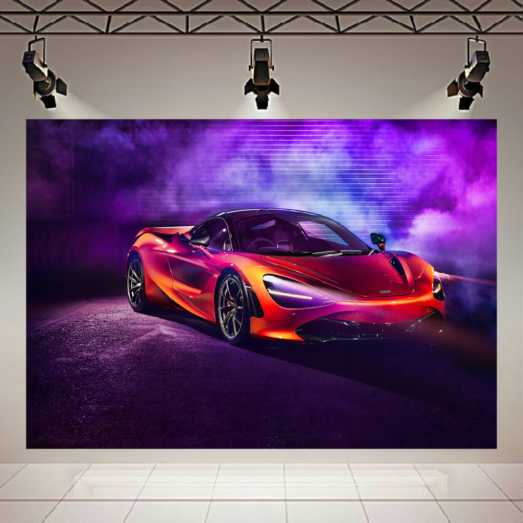 تابلو بوم طرح ماشین مدل مک لارن 720 اس کد AR2219