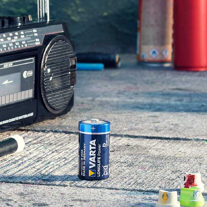 باتری D وارتا مدل LP-LR20 بسته 2 عددی