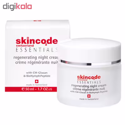کرم ترمیم کننده شب اسکین کد مدل Regenerating night حجم 50 میلی لیتر