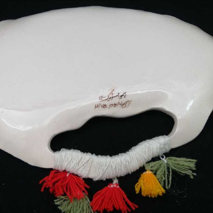 شیرینی خوری سرامیکی هیوا طرح جبه دسته دار کد 10999337