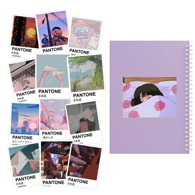 دفتر یادداشت باژیکان طرح انیمه پنتون 90s کد 20111749 به همراه برچسب مجموعه 12 عددی