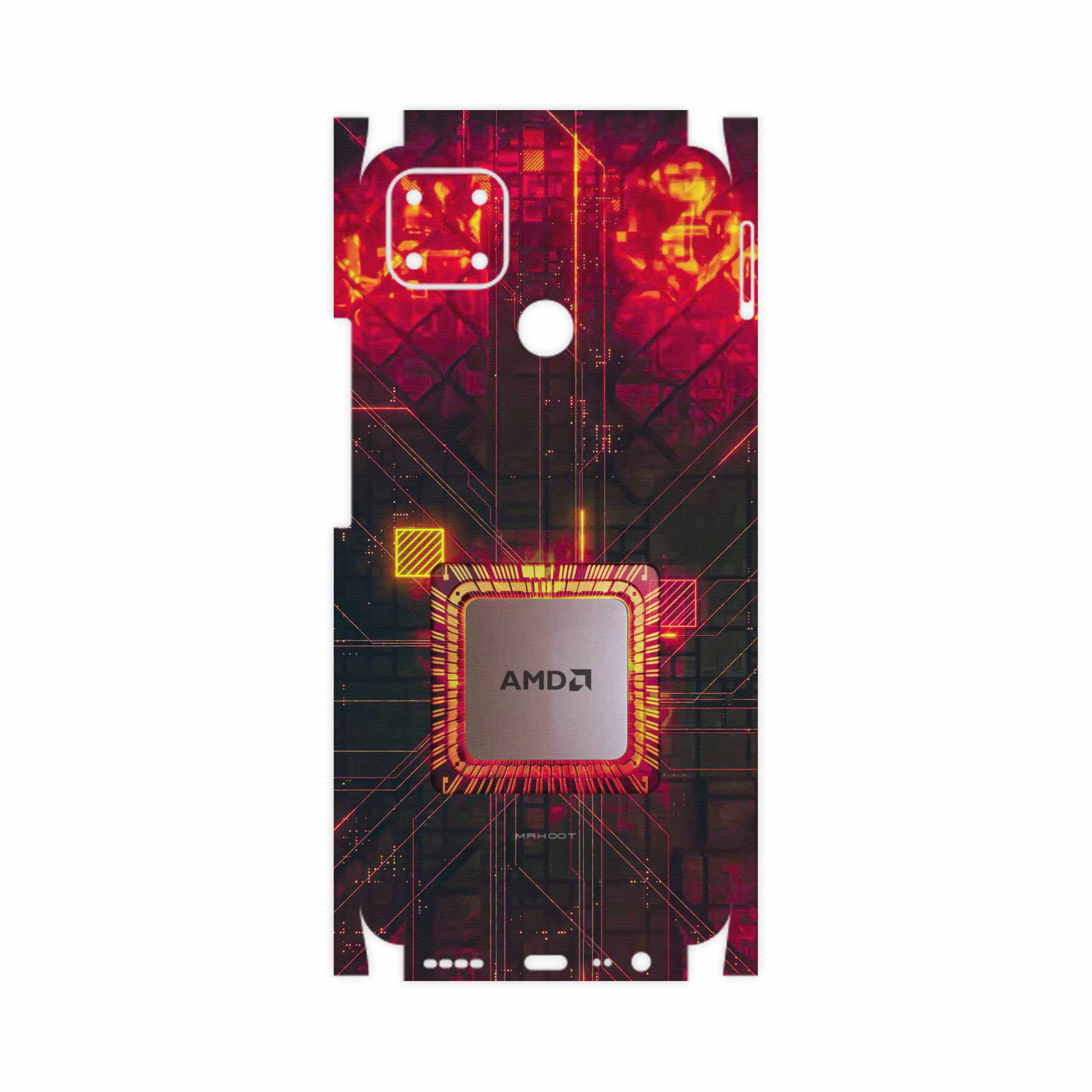 برچسب پوششی ماهوت مدل AMD-Brand-FullSkin مناسب برای گوشی موبایل ریلمی C25s