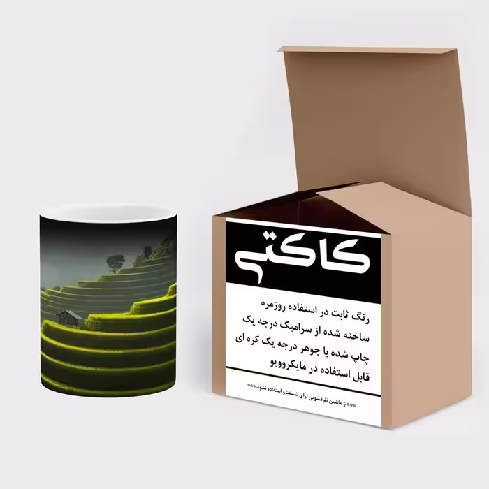 ماگ حرارتی کاکتی طرح فانتزی مدل mgh17256