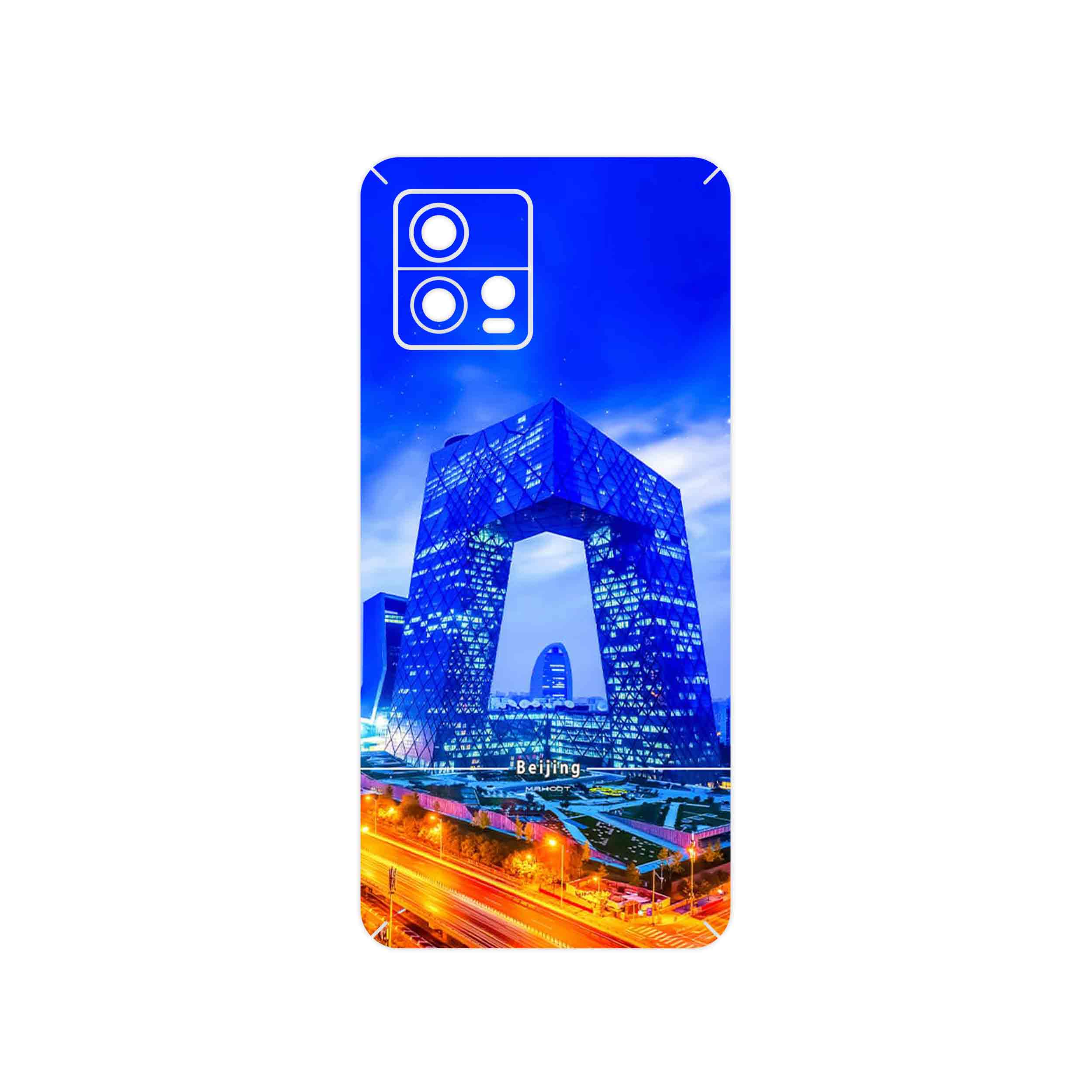 برچسب پوششی ماهوت مدل Beijing city مناسب برای گوشی موبایل موتورولا Moto G72