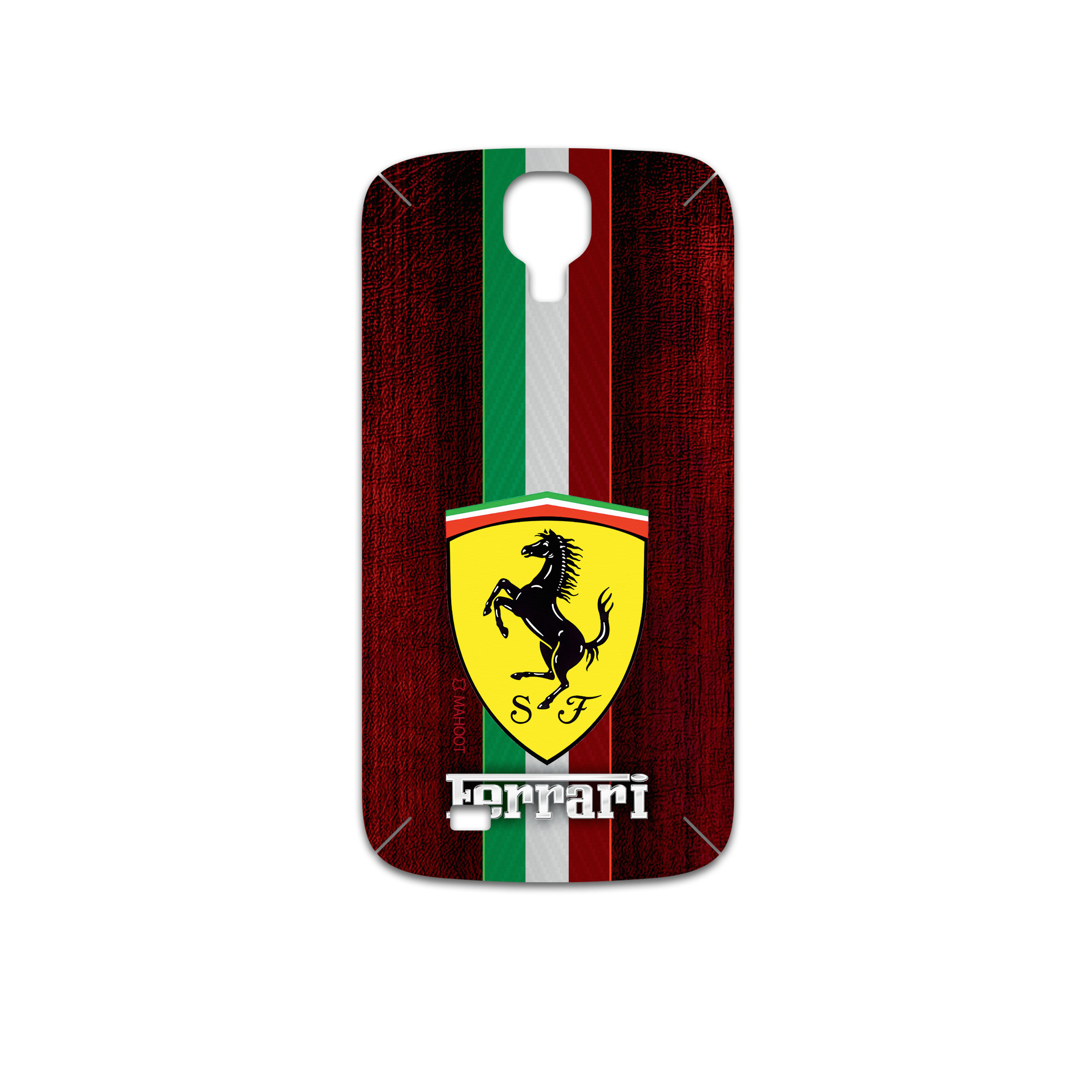 برچسب پوششی ماهوت مدل Ferrari مناسب برای گوشی موبایل سامسونگ Galaxy S4