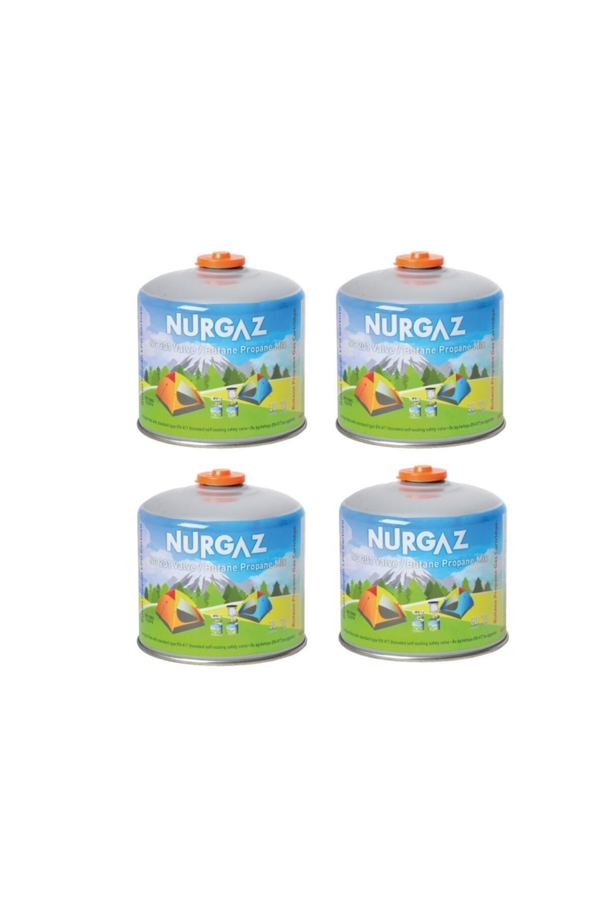 لوازم آشپزخانه کمپ چند رنگ کمپینگ سفید 450 G Screw Cartridge Ng 201 V Tube 4L مجموعه Nurgaz