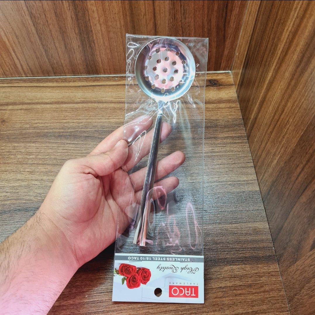 کفگیر سوراخدار استیل خارجی ، ملاقه ، کفگیر ، قاشق ، چنگال ، کارد و چنگال ، پلو