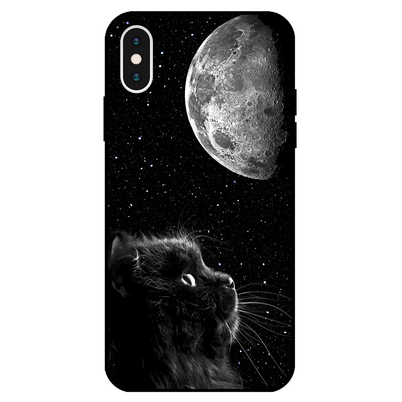 کاور مگافون طرح گربه مدل 1882 مناسب برای گوشی موبایل اپل Iphone Xs Max