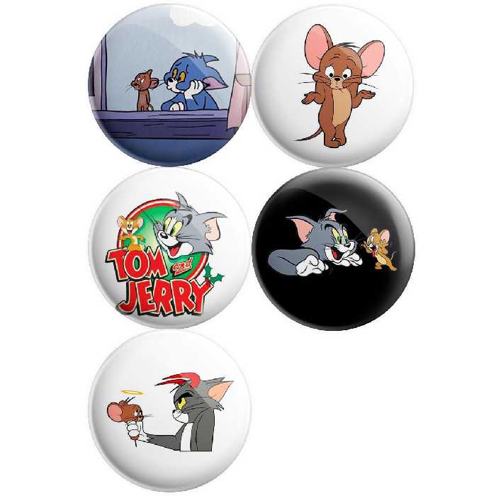 پیکسل پرمانه طرح تام و جری کد pmg5.11836 مجموعه 5 عددی