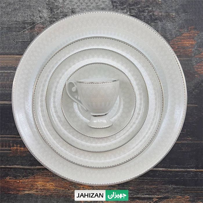 سرویس چینی 29پارچه لورین قالب کوئین طرح آتلانتیس