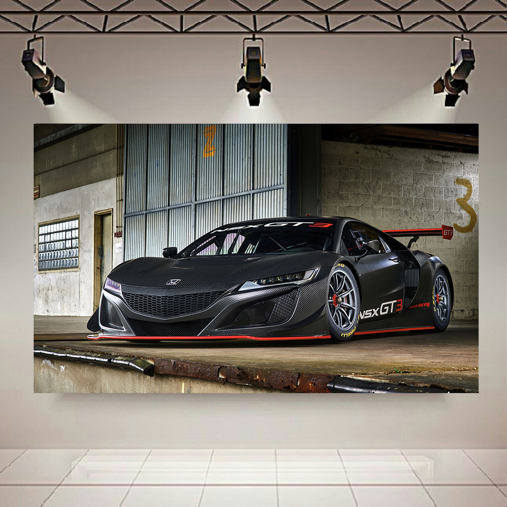 تابلو شاسی طرح ماشین مدل Honda NSX GT3 کد AR1148