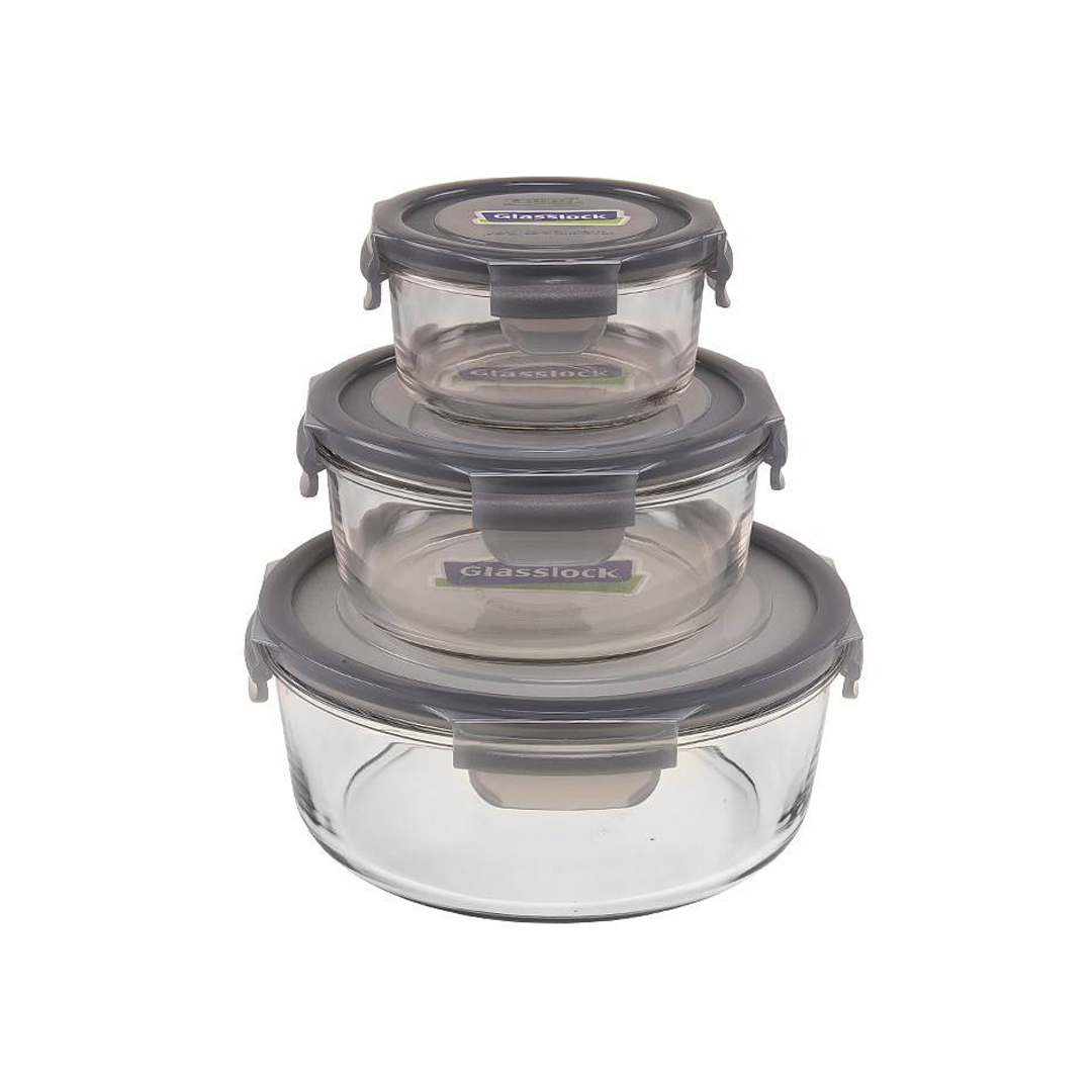 ظرف نگهدارنده گلس لاک مدل GL-56 مجموعه 3 عددی