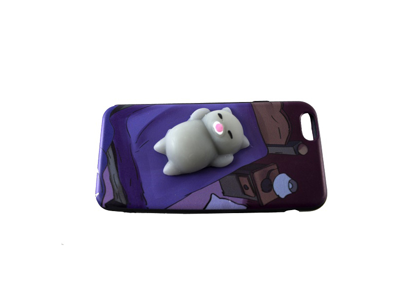 کاور طرح گربه خابالو نرمالو مناسب برای گوشی آیفون 6G/6S