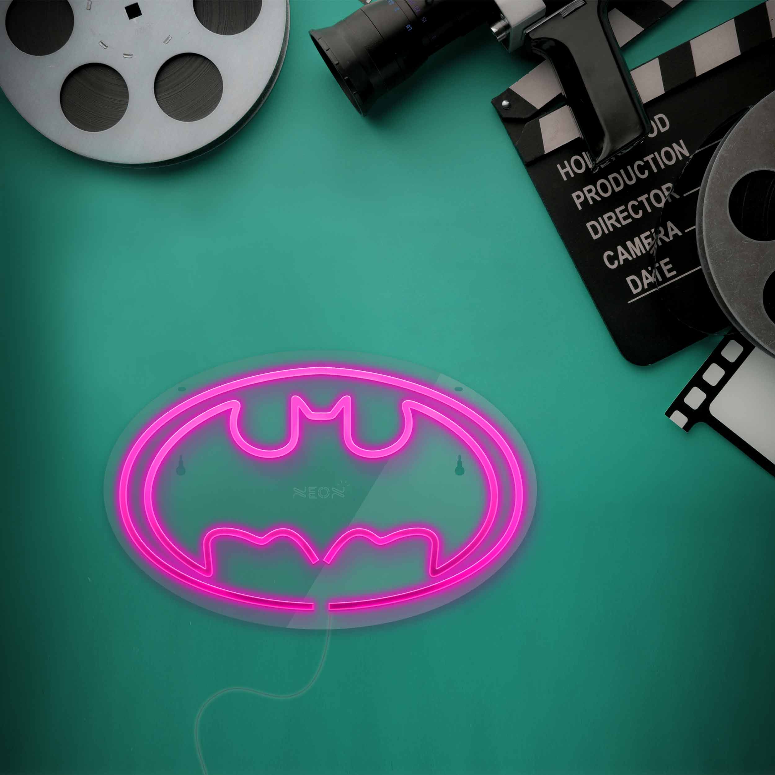 چراغ دیواری نئون دیزاین طرح Batman_PN