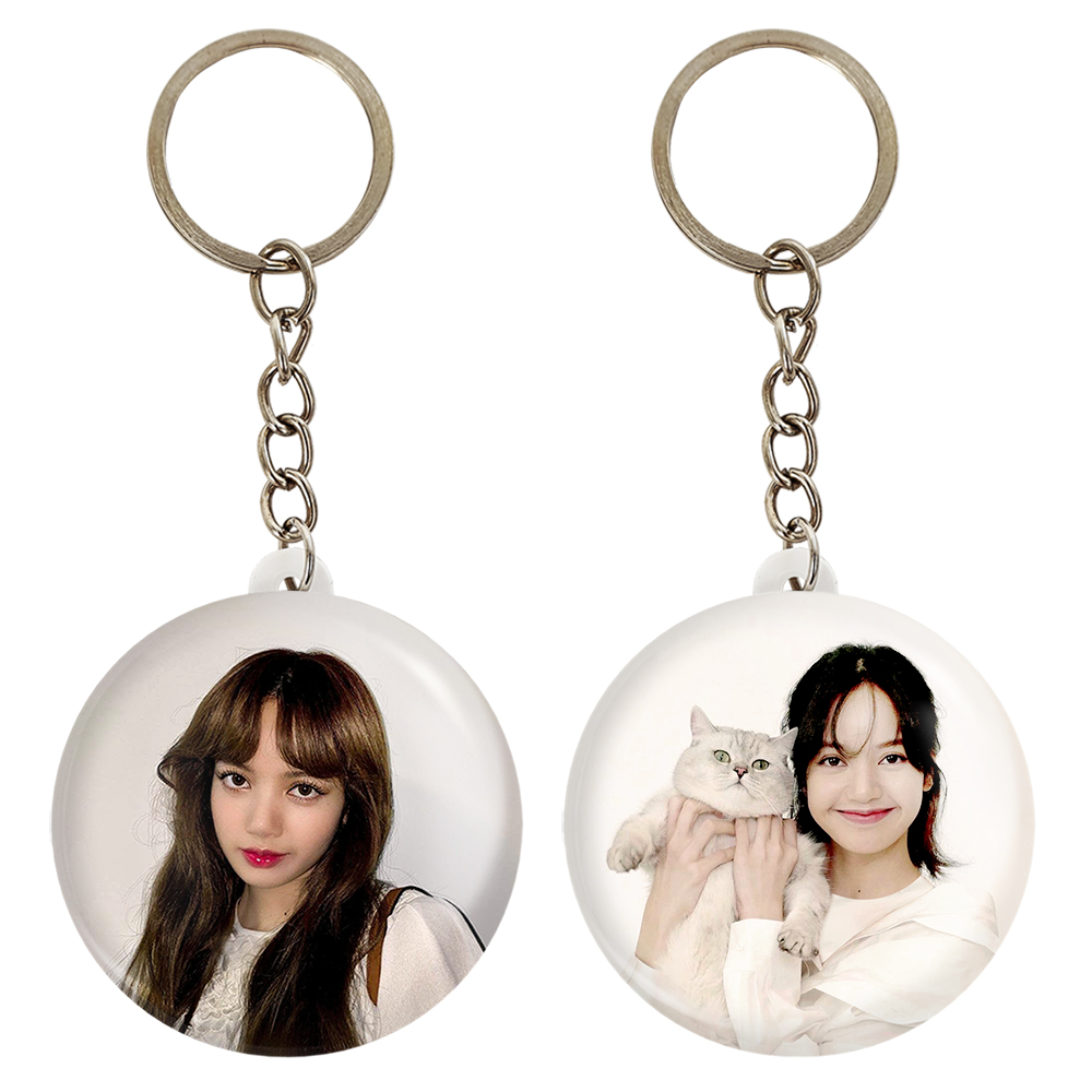 جاکلیدی خندالو مدل لیسا بلک پینک کد 1429014292 مجموعه 2 عددی