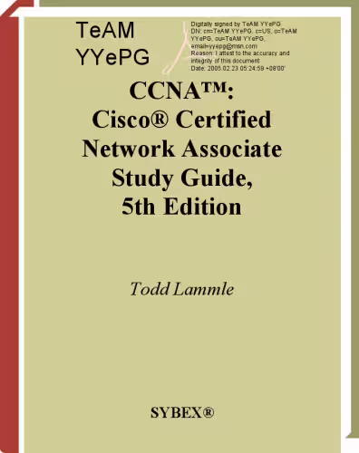 خرید و دانلود نسخه کامل کتاب CCNA: Cisco certified network associate study guide