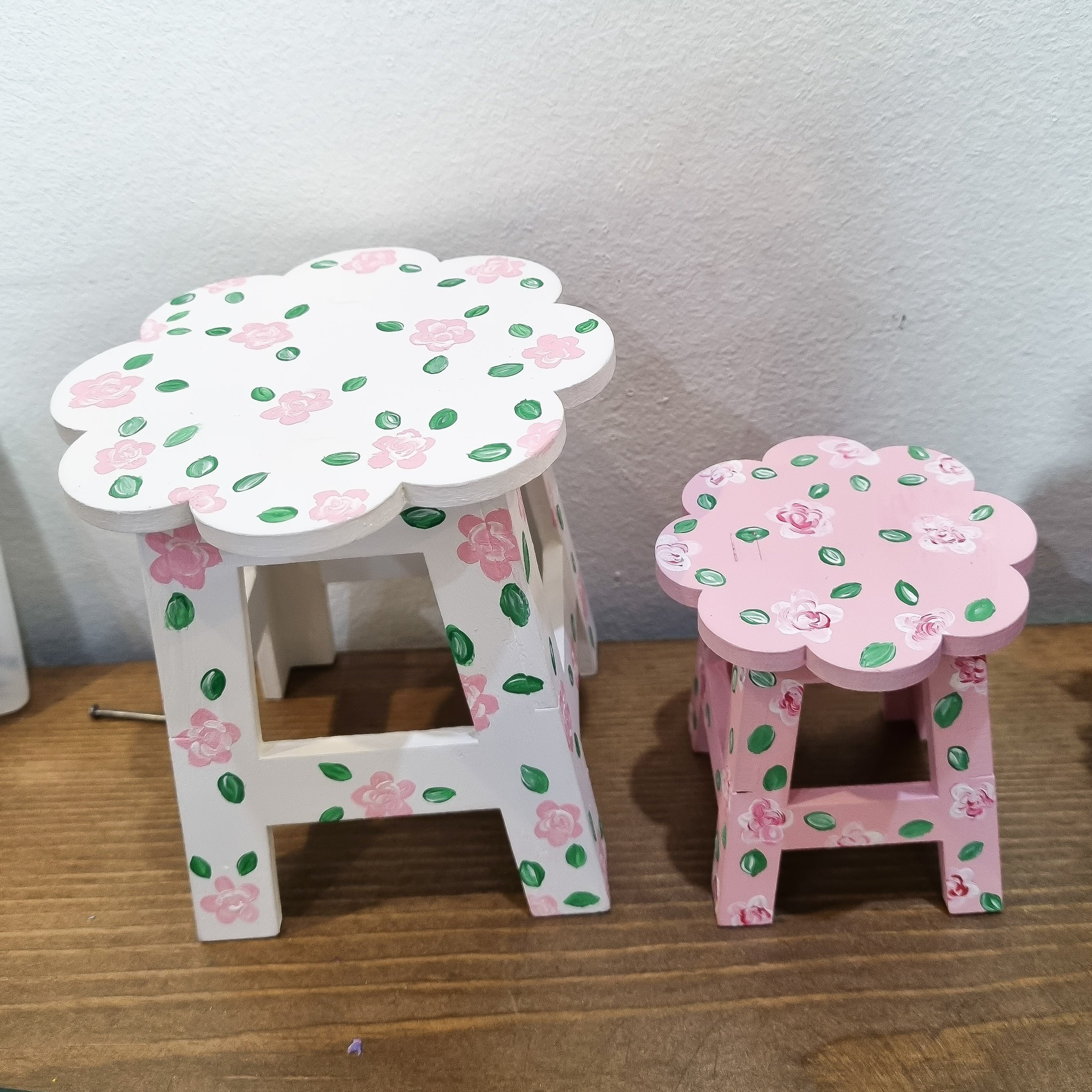 ست دوتایی چهارپایه 16 و 20 سانتی متری، چهار پایه، زیرگلدانی