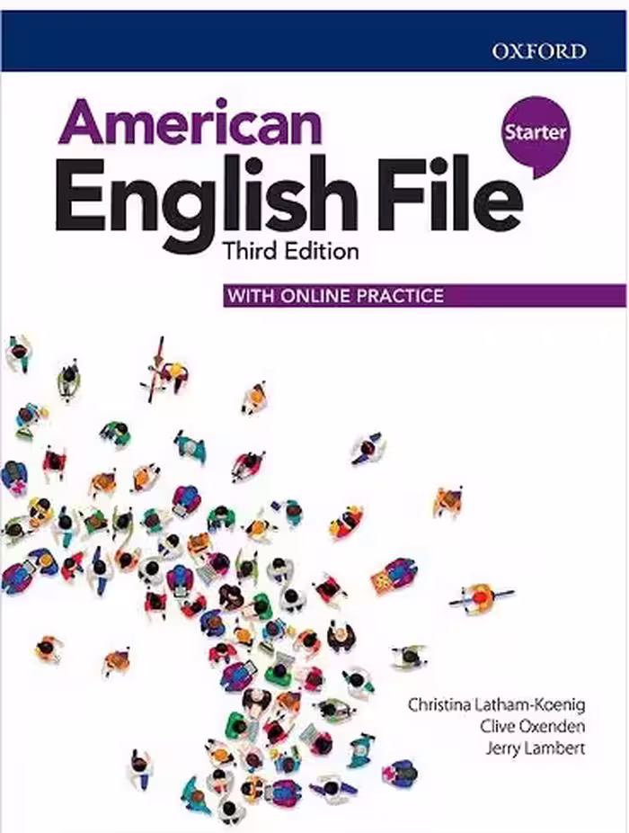 American English File Starter 3rd کتاب امریکن انگلیش فایل استارتر (رحلی)