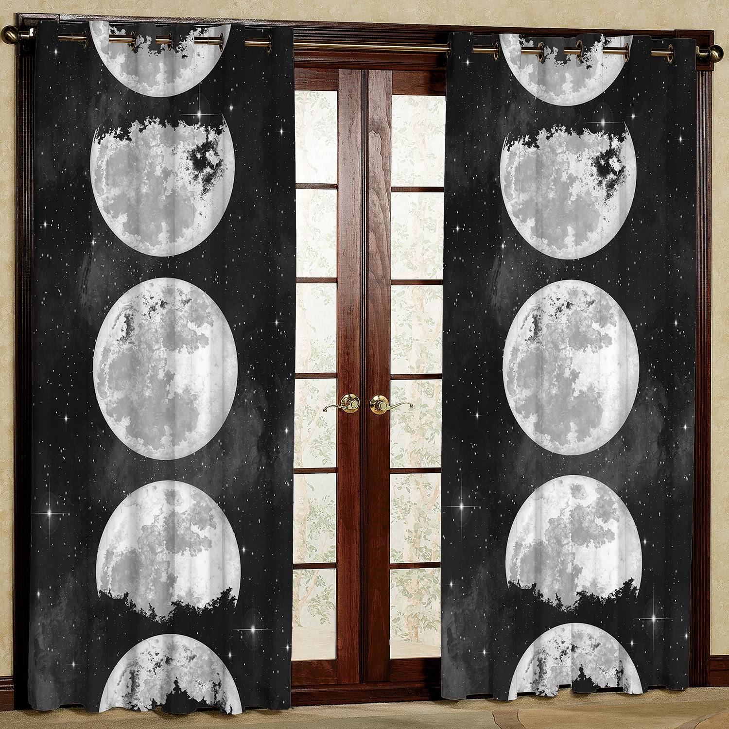 پرده مدل ماه مخمل پانچی کد 1973 سایز 200x140 سانتی متر