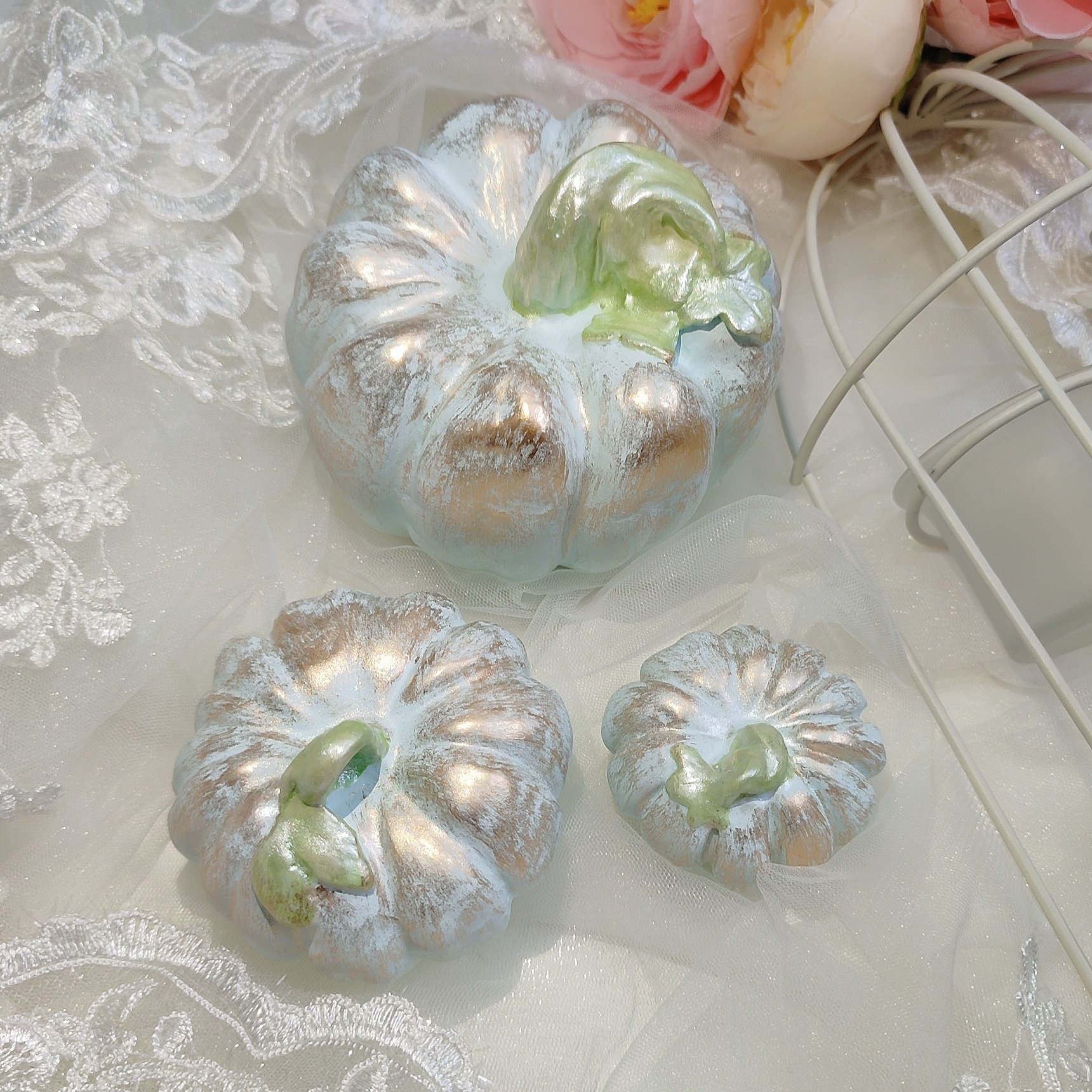 مجسمه کدو دکوری کدو پاییزی کدو فانتزی