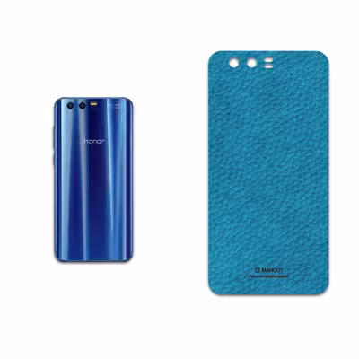 برچسب پوششی ماهوت مدل Blue-Leather مناسب برای گوشی موبایل آنر 9