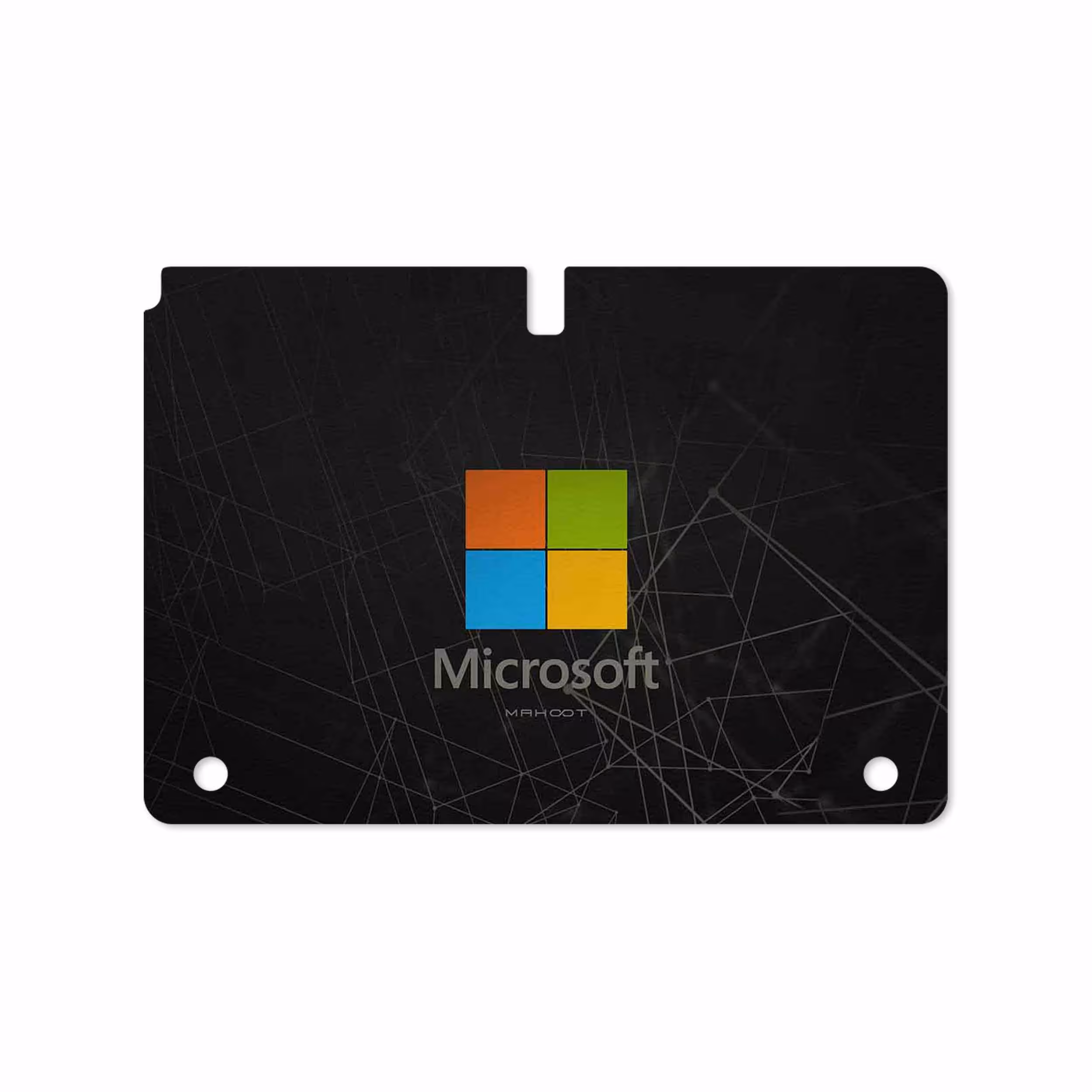 برچسب پوششی ماهوت مدل Microsoft-Logo مناسب برای تبلت سامسونگ Galaxy Note 10.1 2012 N8010