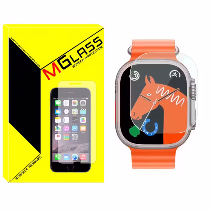 محافظ صفحه نمایش شیشه‌ای ام‌گلس مدل SH-MG مناسب برای ساعت هوشمند هاینو تکو T93 Ultra Max | کالا برتری