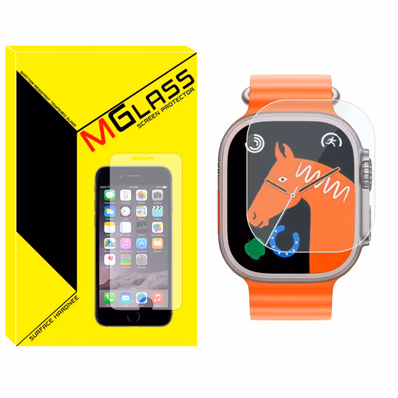 محافظ صفحه نمایش شیشه‌ای ام‌گلس مدل SH-MG مناسب برای ساعت هوشمند هاینو تکو T93 Ultra Max | کالا برتری