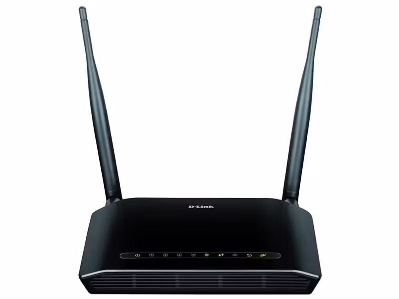 مودم روتر ADSL2 Plus بی‌ سیم N300 دی-لینک مدل DSL-2740U