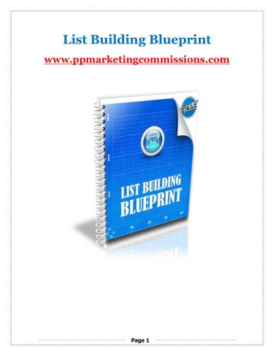 خرید و دانلود نسخه کامل کتاب List building blueprint