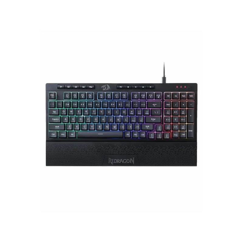 کیبورد گیمینگ ردراگون SHIVA K515 RGB | طراحی ارگونومیک
