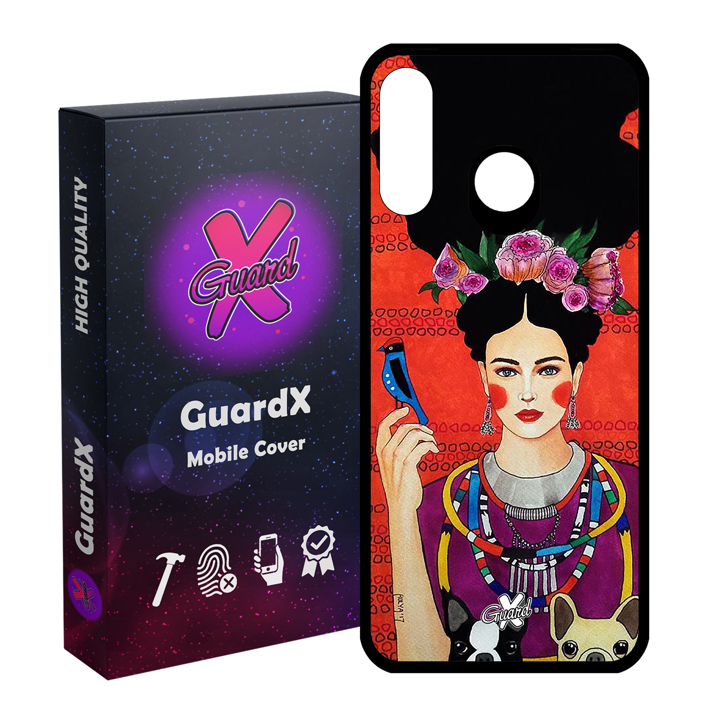 کاور گارد ایکس طرح دختر مدل Glass10150 مناسب برای گوشی موبایل هوآوی P30 Lite