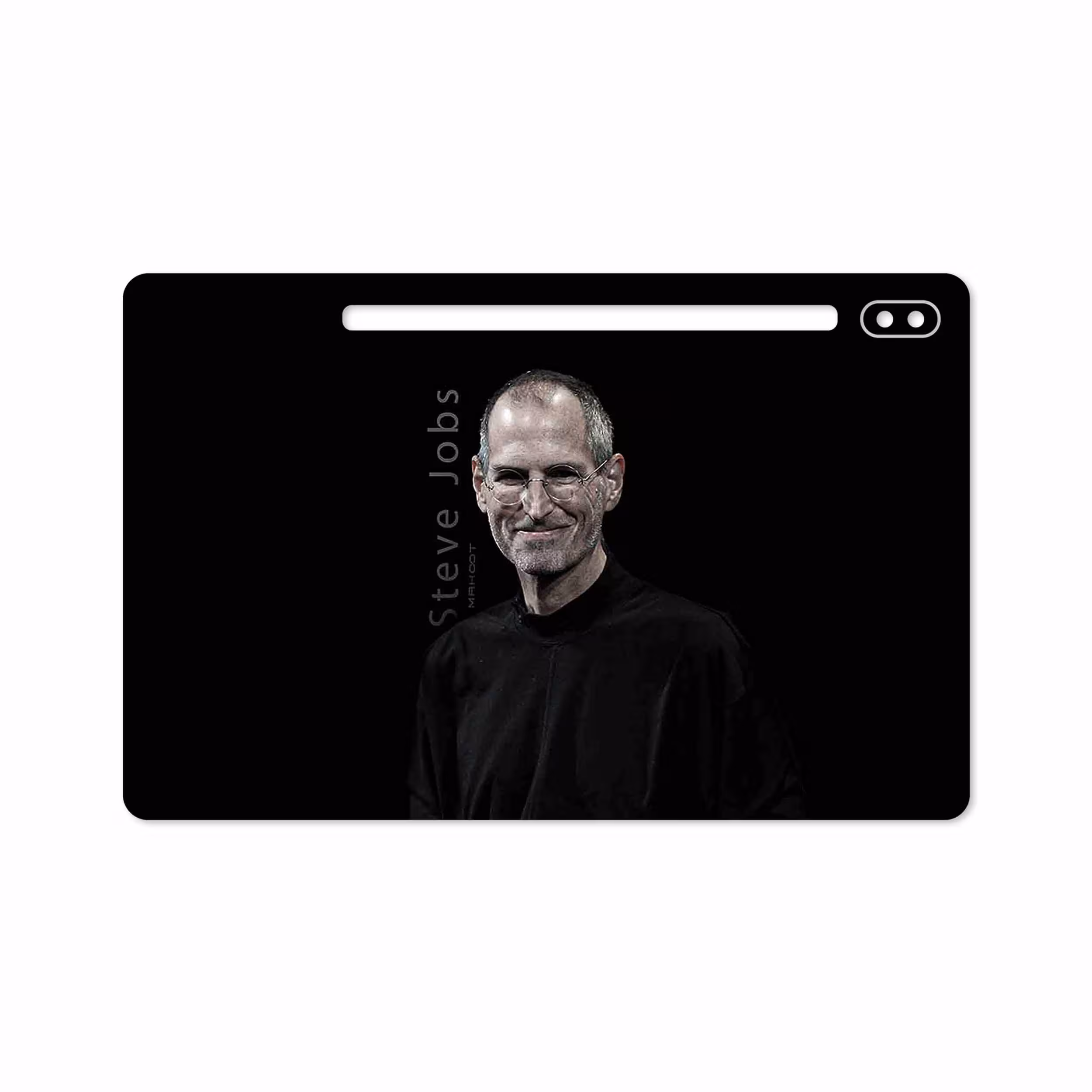 برچسب پوششی ماهوت مدل Steve Jobs مناسب برای تبلت سامسونگ Galaxy Tab S6 2019 SM-T860