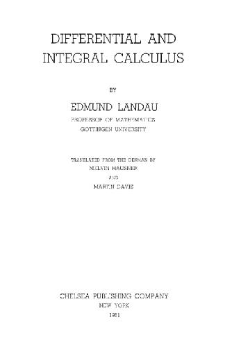 خرید و دانلود نسخه کامل کتاب Differential and integral calculus