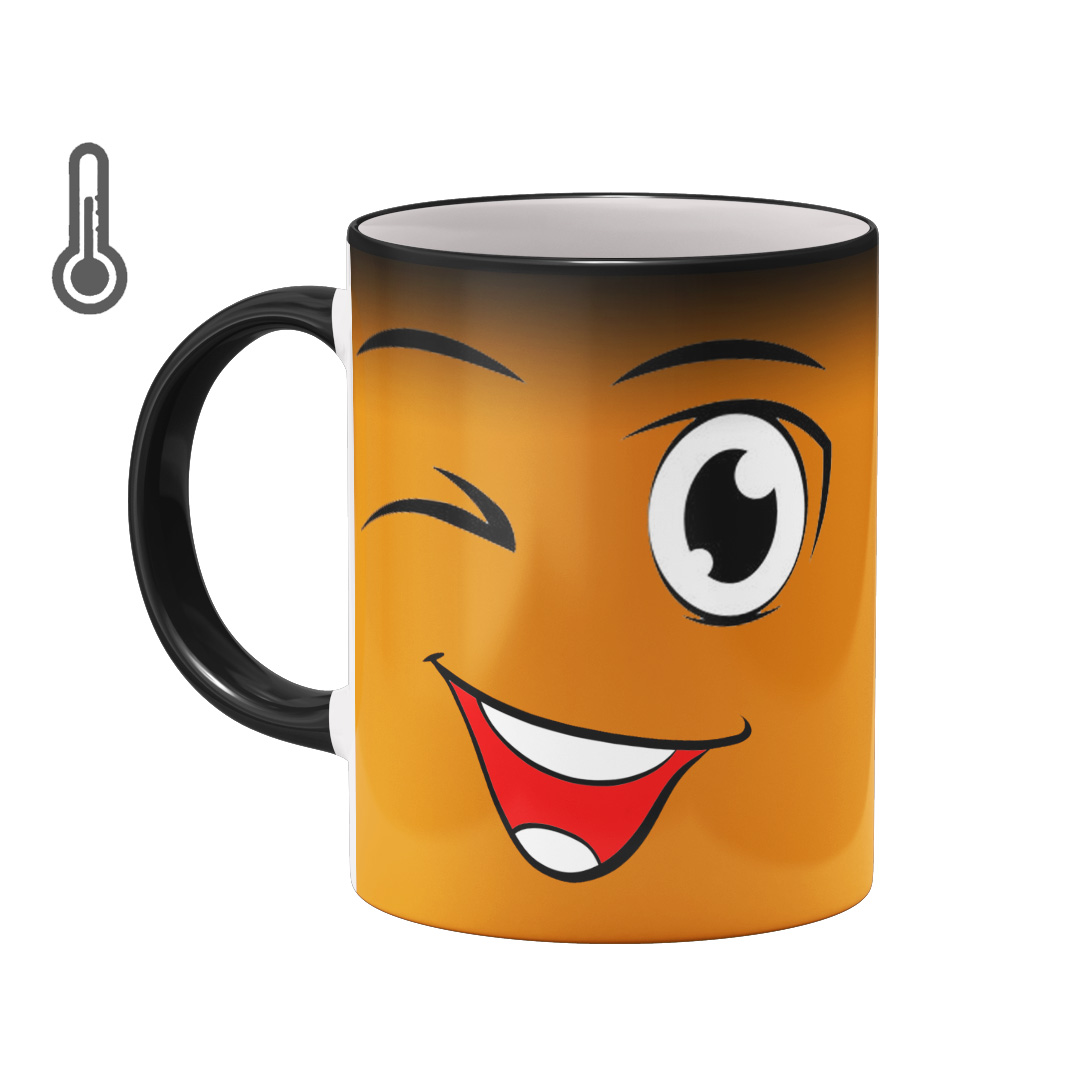 ماگ حرارتی بیگ ماگ مدل صورتک کد1493